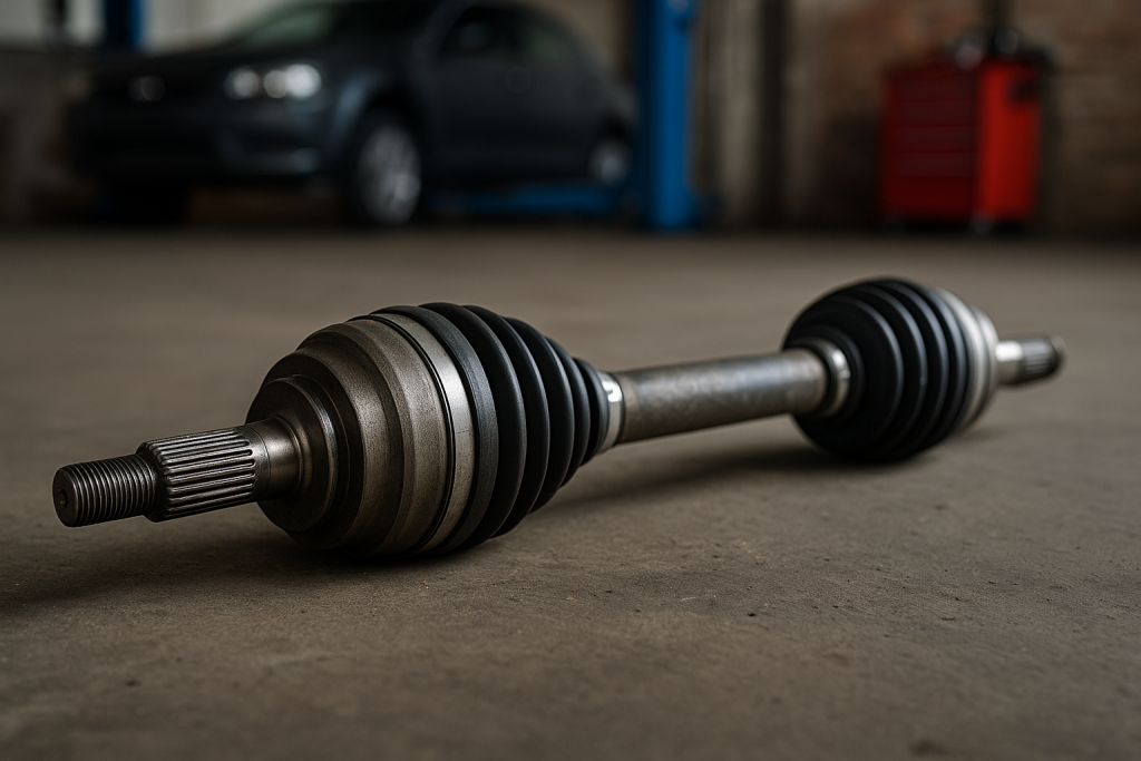 cardan dans un garage